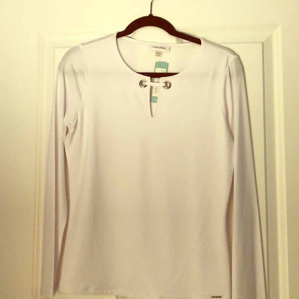 Calvin Klein white blouse